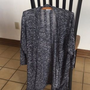 Black and grey cardigan